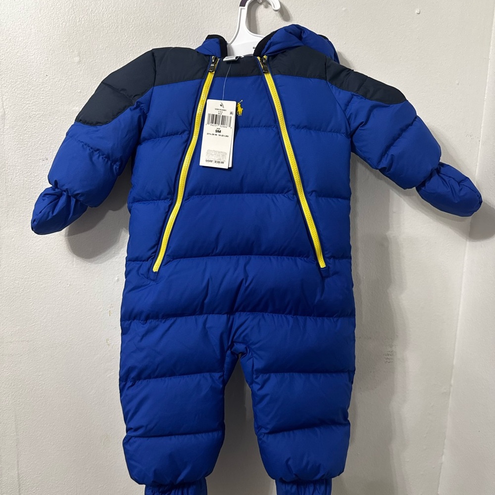 Polo Ralph Lauren baby boy puffer jacket size 9M